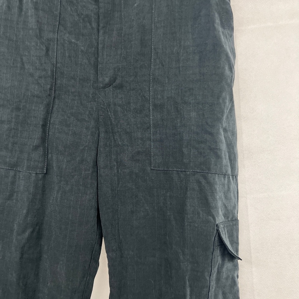 new Loose trouser Anthropologie Amadi Black Walker Taper High Rise - Picture 6 of 9